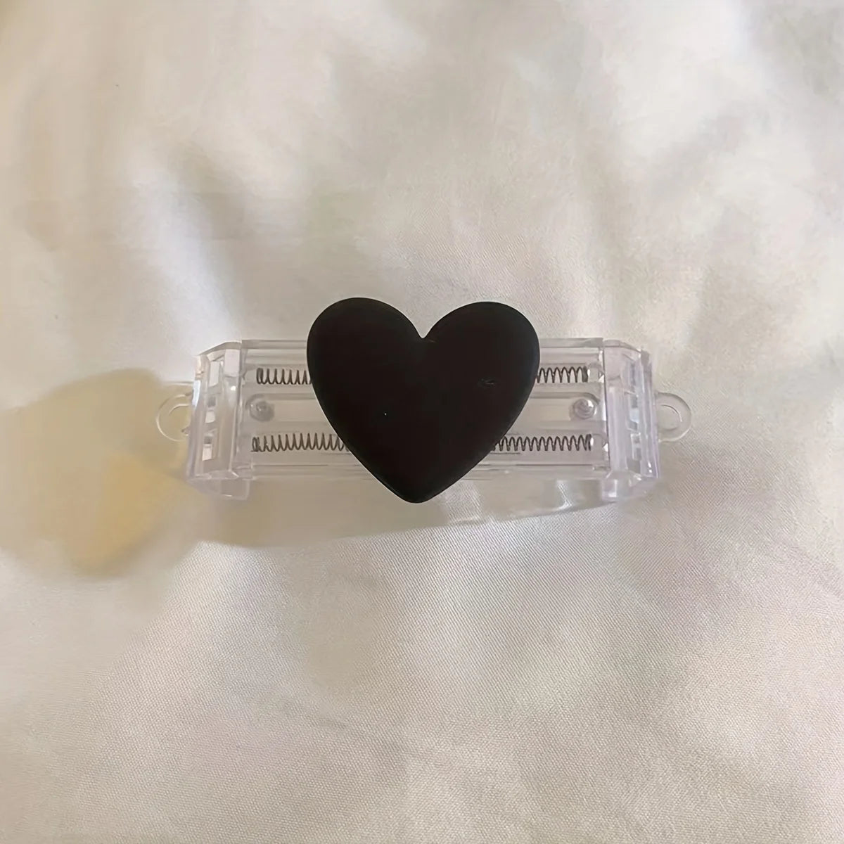 Black 3D Love Mobile Phone Case Back Clip Lanyard Color Hand Rope Neck Adjustable Anti-fall Mobile Phone Strap