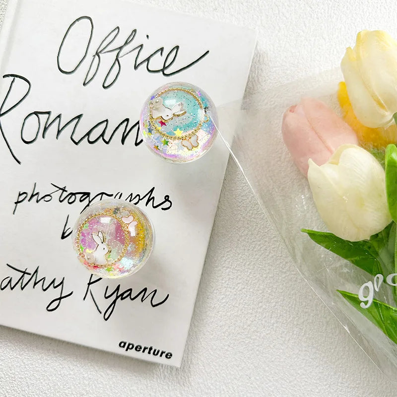 Factory Price Glitter Phone Holder Quicksand Liquid Cartoon Pattern Mobile Holder Accessories Promotion Gift