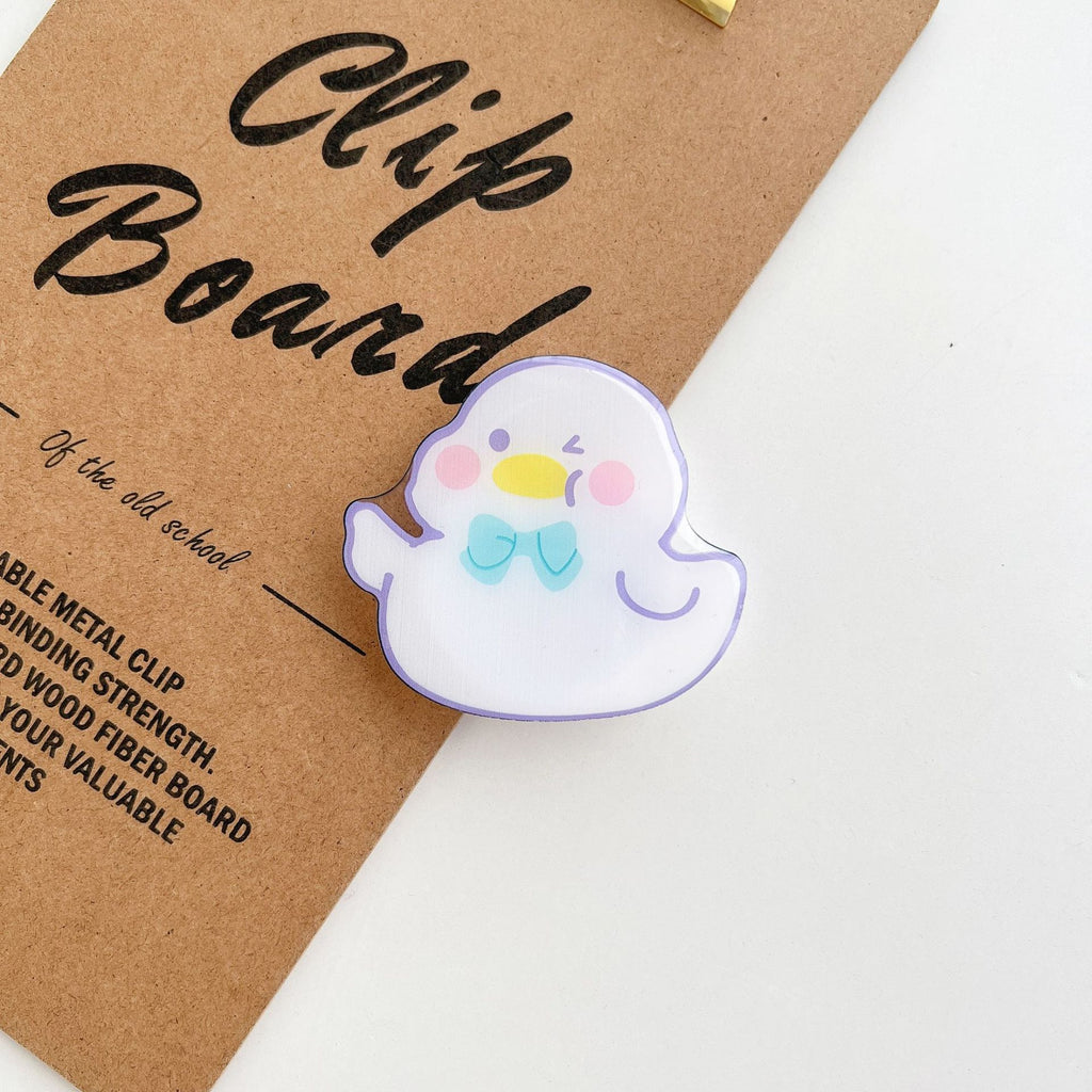 Cute Cartoon Duck Phone Grip Socket Clear Epoxy Mobile Holder With Adorable Pattern Stylish Cell Phone Stand
